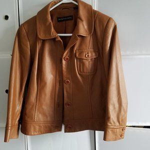 Genuine Leather Jacket. Chic!